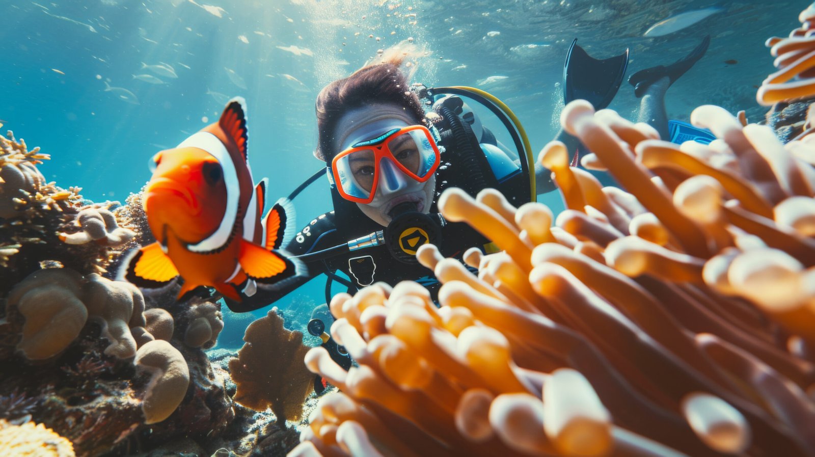 scuba diving and diving